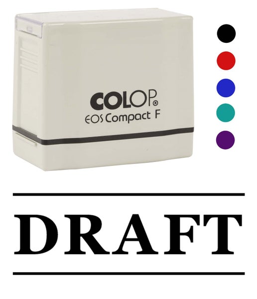 Printtoo Draft Self Inking Rubber Stamp Pre-Inked Office Stamp- Home Office Carousel 2