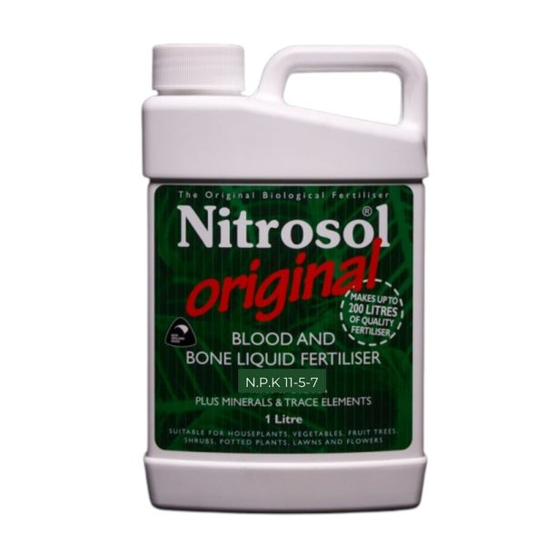 NITROSOL - ORIGINAL - BLOOD & BONE - NPK 11-5-7 FERTILISER - 1 LITRE Carousel 1