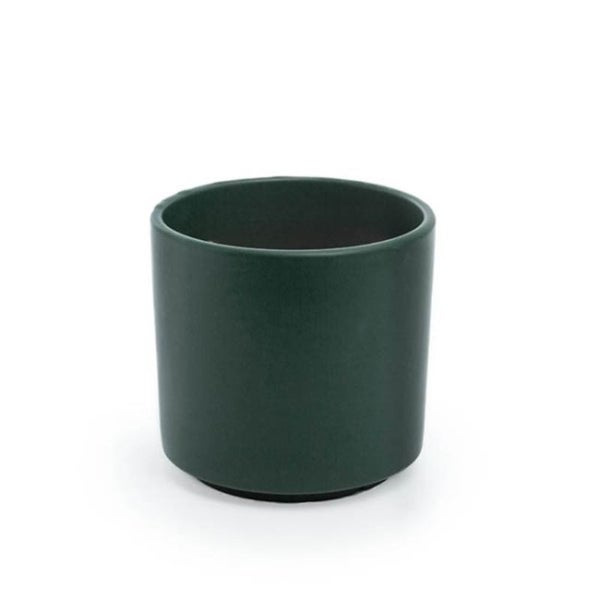 Ceramic Pot Matte Deep Teal Carousel 1