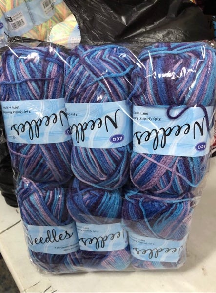 *6 ball* Acrylic multi-colour knitting yarn/8Ply/5533-038 Carousel 1