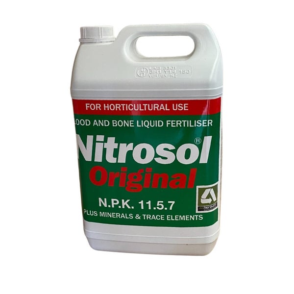 NITROSOL - ORIGINAL - NPK 11-5-7 FERTILISER - BLOOD & BONE - 5 LITRES Carousel 1