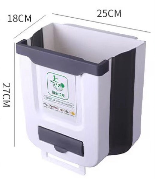Upgraded Foldable Rubbish Bin with rubbish roll tray and cloth hanger Carousel 10