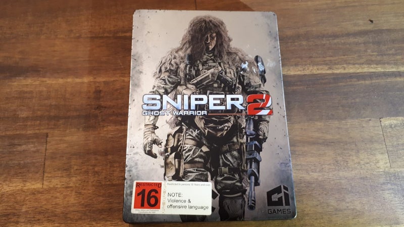 SNIPER GHOST WARRIOR 2 + STEEL CASE- XBOX 360 Carousel 1