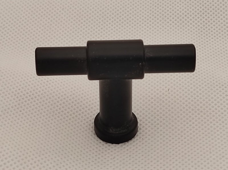 Knob T Bar Black - Cabinet Drawer and Cupboard Door Carousel 1