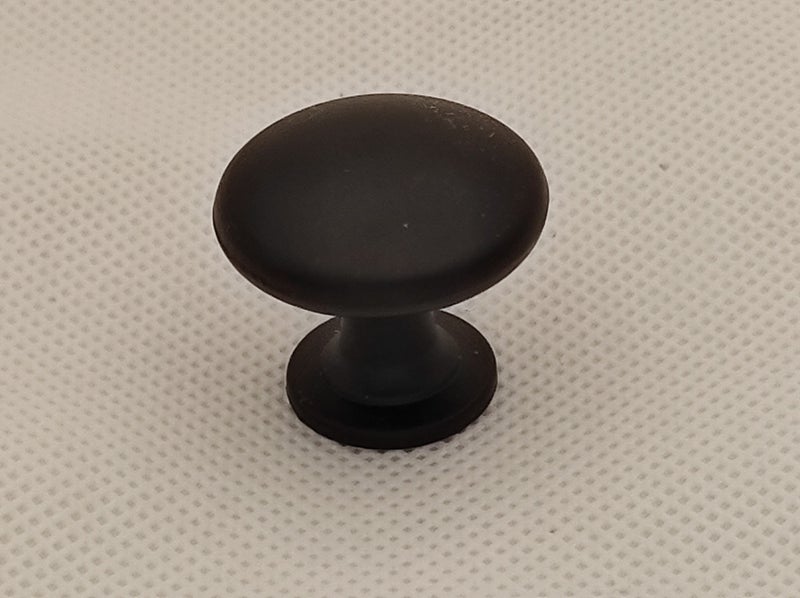 Knob Black Round Small - Cabinet Drawer and Cupboard Door Carousel 1