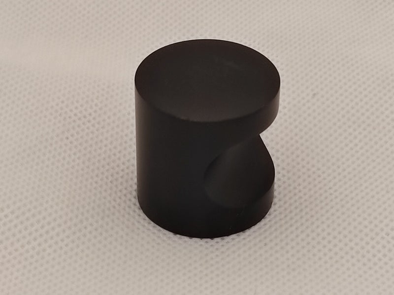 Knob Black Cylinder Medium Carousel 1