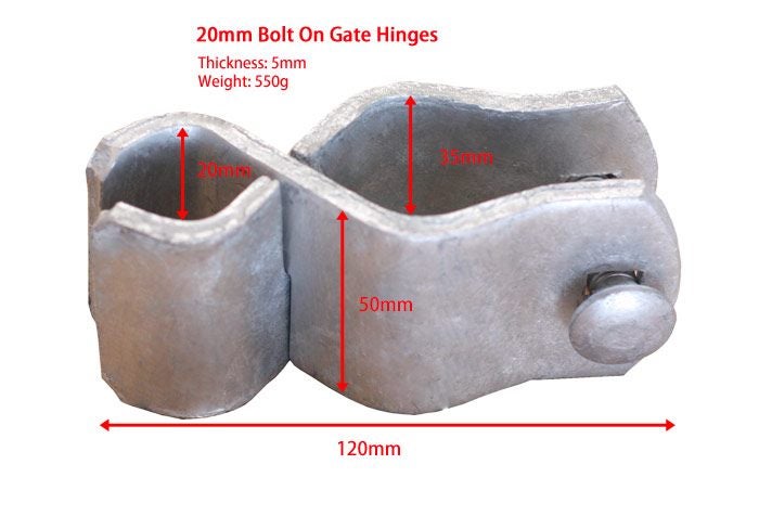 ONE 20mm Bolt-on Gate Hinge --- Brand new Carousel 2