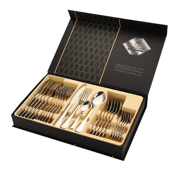 Cutlery Stainless Steel Deluxe 18/10 24PCS Set Carousel 1