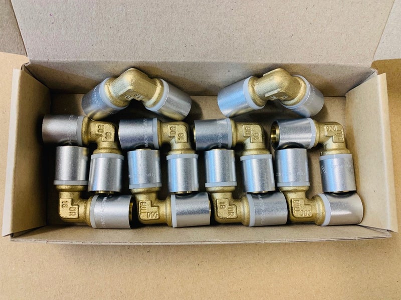 10pcs x Elbow 15mm (brass) Carousel 1