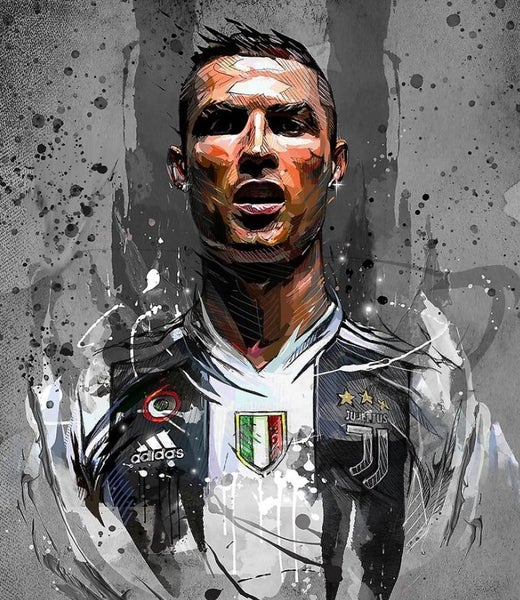 Free Shipping Canvas Art - Cristiano Ronaldo Carousel 1