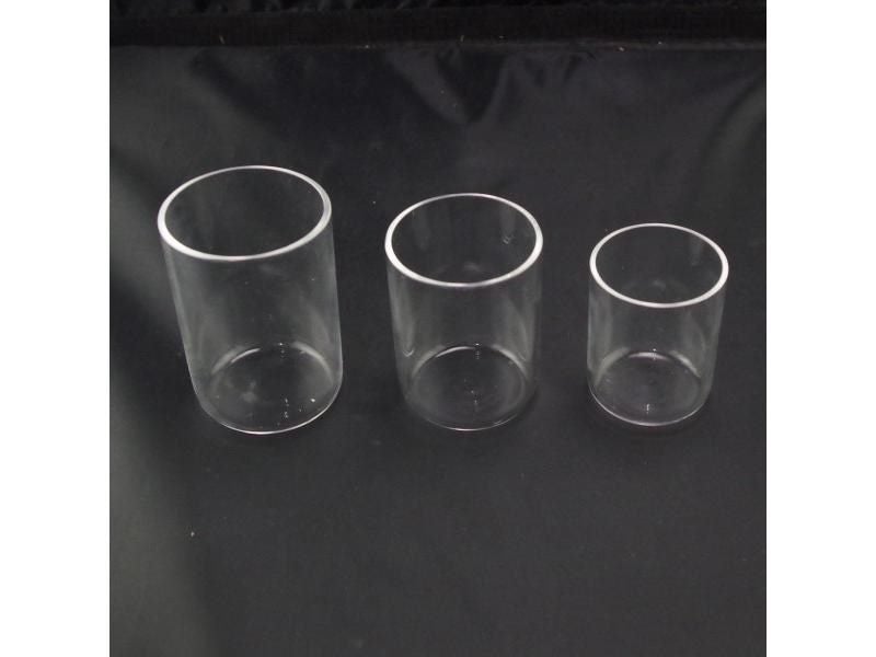 50ml 99.9 SiO2 Silica Crucible 2mm Thickness Melting Point 1750°C Carousel 1
