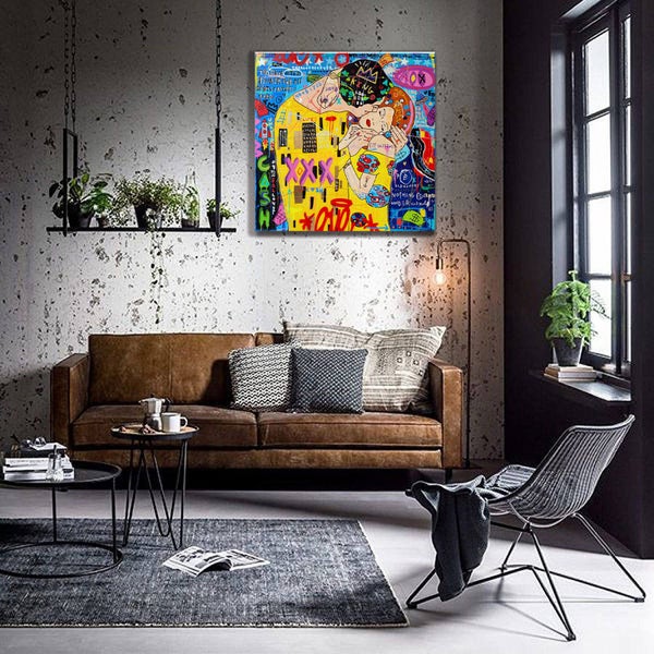 Free Shipping: 1 Panel Canvas art - Pop Art Carousel 2