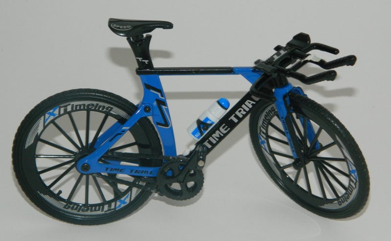 Model Diecast Alloy 1:10 Time Trial Road Bike – Blue & Black Carousel 7