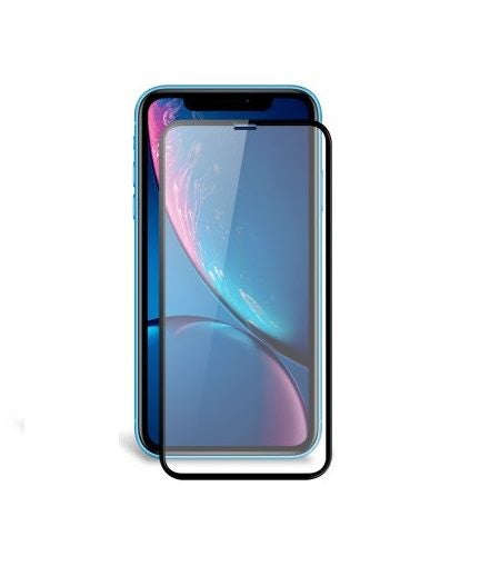 Premium Tempered Glass Screen Protector for IPhone XR, Black Carousel 1