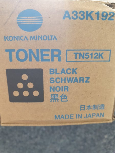 Konica Minolta TN-512K Black Genuine toner A33K192 Carousel 1