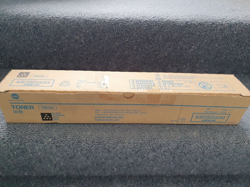 Konica Minolta TN-514K Black Genuine toner A9E8190 Carousel 1