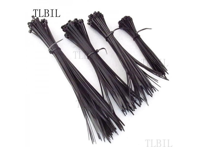 4Value 200Pcs Black Nylon Cable Wire Zip Ties Cable Ties Pint Carousel 1