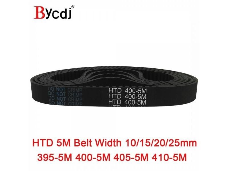 Arc HTD 5M Timing Belt C=395/400/405/410 Width10/15/20/25mm Teeth 79 80 81 82 Carousel 1
