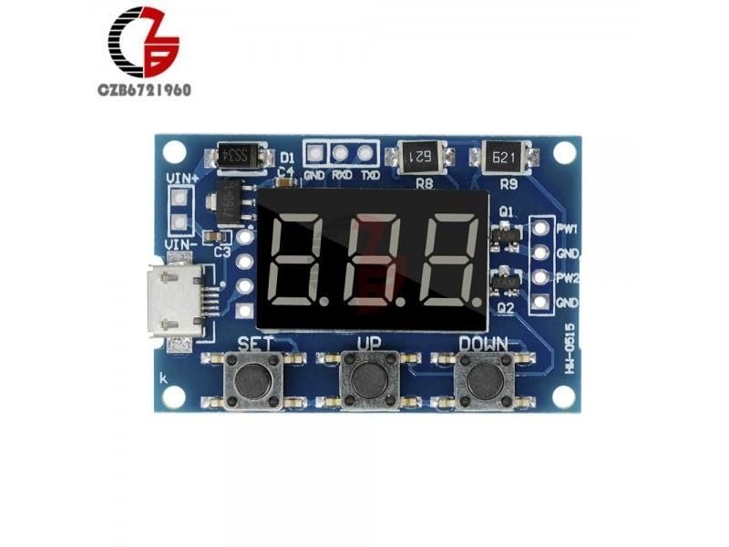 Micro USB DC 2CH PWM Signal Gen Duty Cycle Pulse Freq Mod Digital LED Disp DC Carousel 1