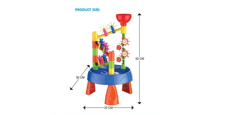 PTN Water Table Kids Child Outdoor Sand Play Set Toys Beach Sandpit Carousel 3
