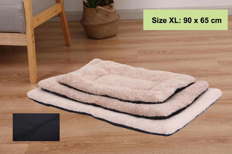 Pet mat Dog mat Cat mat Pet Bed Dog bed Cat bed Double Sided Size XL: 90 x 65 cm Carousel 1