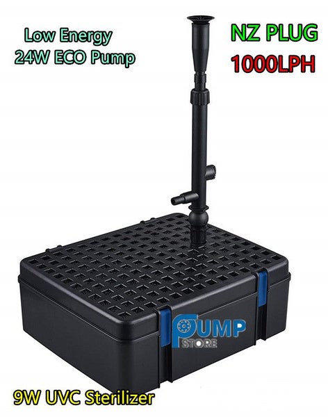 Jebao 1000LPH Pond Fountain Pump + Filter Filter + 9W UV Sterilizer ALL IN ONE63617613378817110