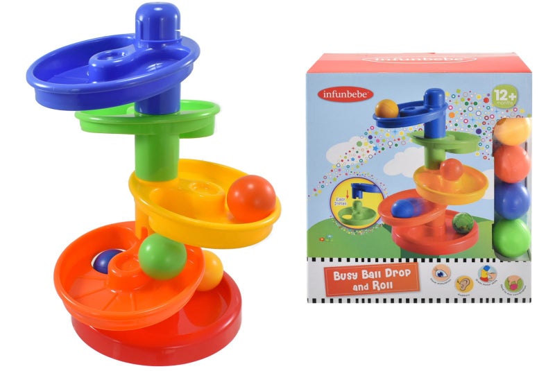 Infunbebe Busy Ball Drop & Roll Set Carousel 1