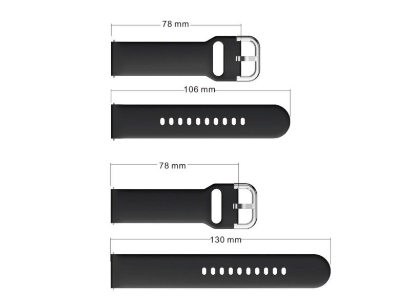 Samsung Galaxy Watch Active 2 Strap Band Large, 6 Colours62971967612546114
