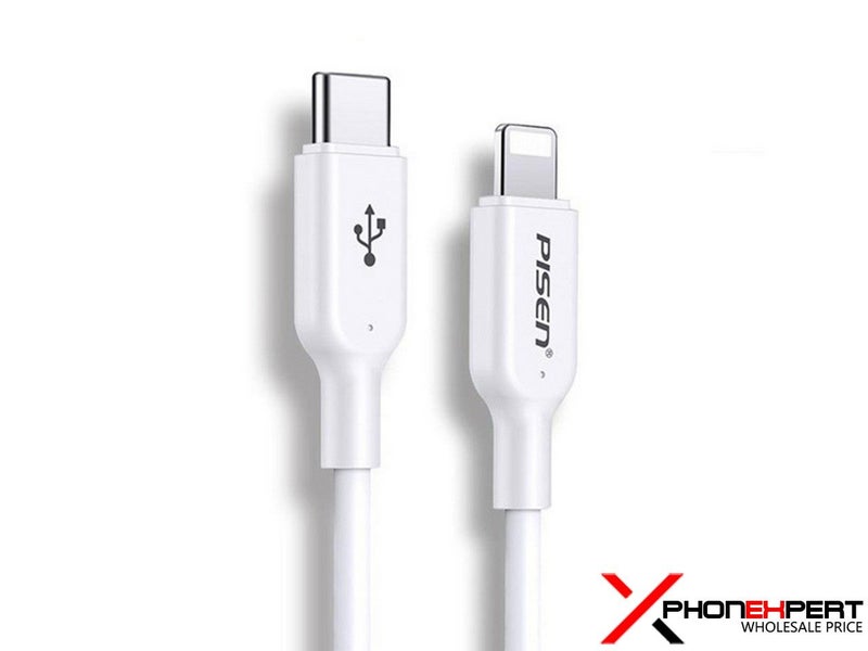 PISEN 3A Type-C to Lightning PD Fast Charge Cable Lead Cord 1000mm Carousel 1