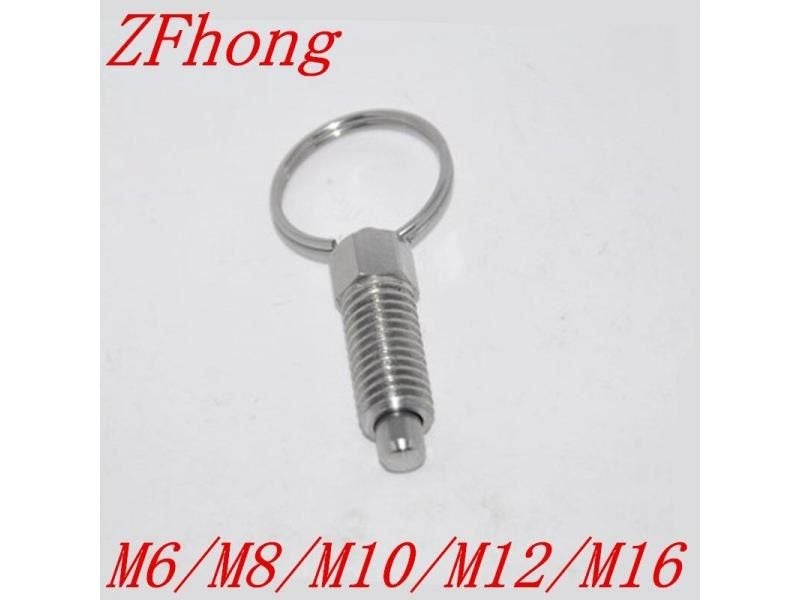 M6 M8 M10 M12 M16 Stainless Steel Retractable Pull Ring Non Locking Indexing Carousel 1