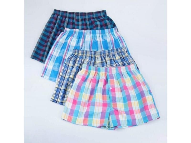 6pcs/Lot Mens Underwear Boxers Shorts Cotton Underpants Male High Quality Plaid Carousel 1