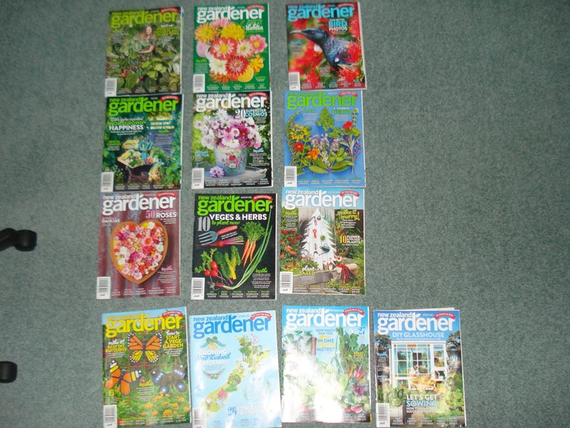 13 x NZ Gardener Magazines Carousel 1