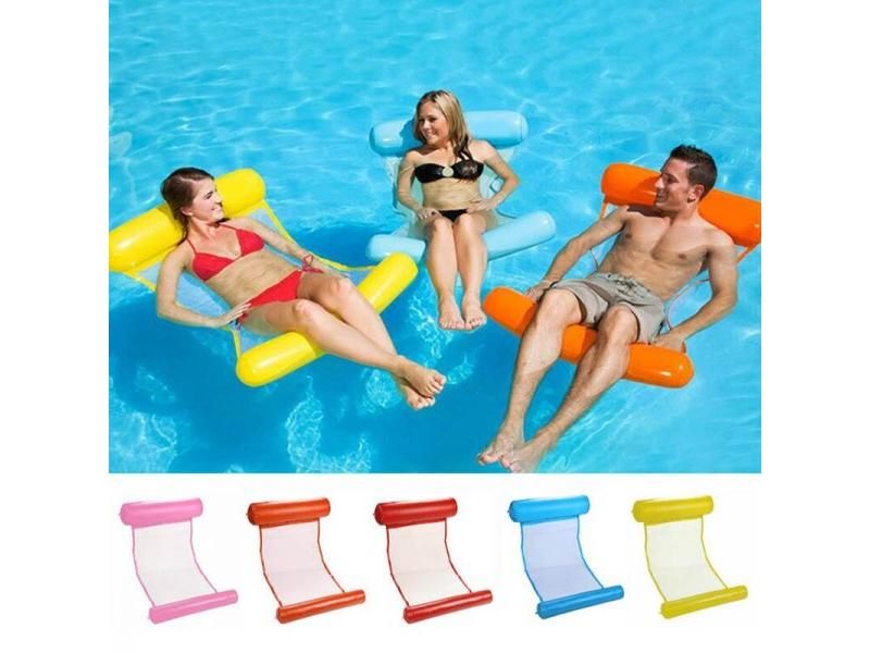 New Summer Inflatable Floating Row Pool Air Mattresses Beach Foldable Swimming Carousel 2