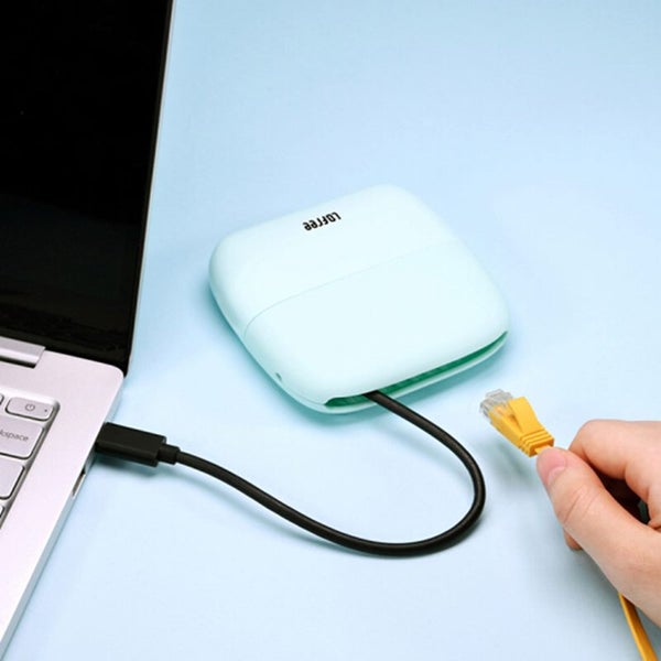 USB-C SD/TF Card Reader with 1000Mbps Network Port Extender Support OTG - WHITE Carousel 2