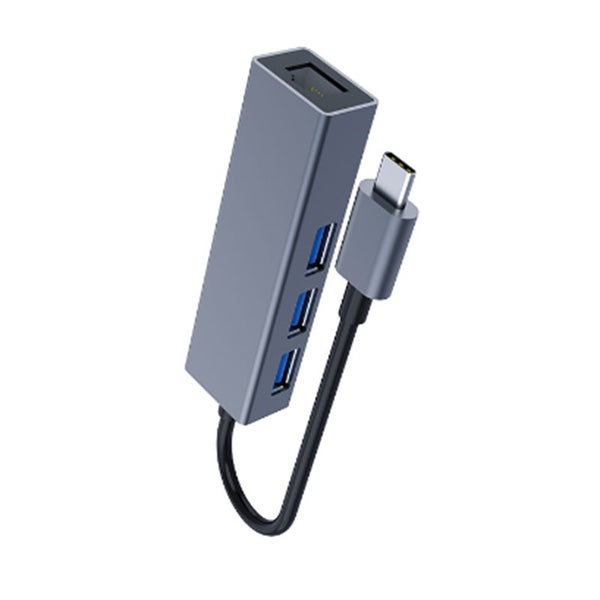 USB Hub with RJ45 100Mbps Ethernet Port USB2.0 Extender Adapter for PC Laptop Carousel 2