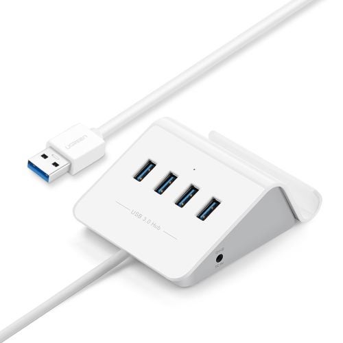 USB 3.0 HUB Converter with Adapter, Cable Length: 0.5m (White) - 1 Carousel 2