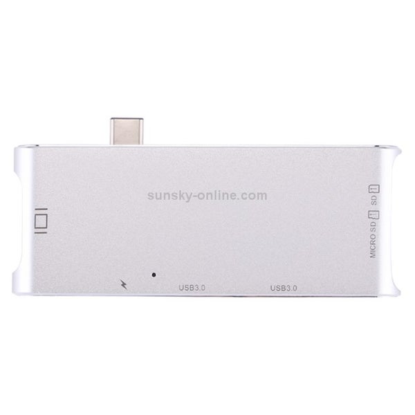 2 x USB 3.0 & SD & Micro SD Card Reader Adapter with USB-C/Type-C Charging - 1 Carousel 2