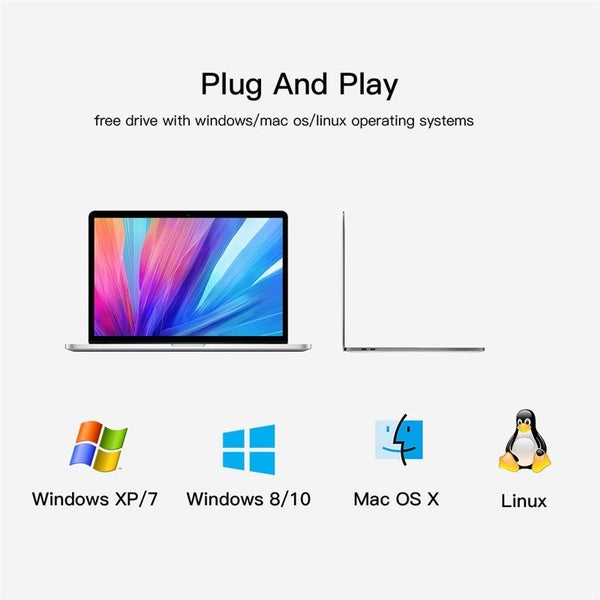Type-C to 4USB 2.0 HUB Splitter OTG Adapter Cable for PC Laptop Notebook gray-2 Carousel 6