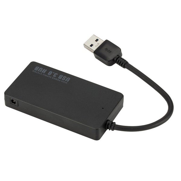 4 USB 3.0 HUB Port Splitter Adapter 5Gbps Ultra High Speed for IOS Laptop black Carousel 2