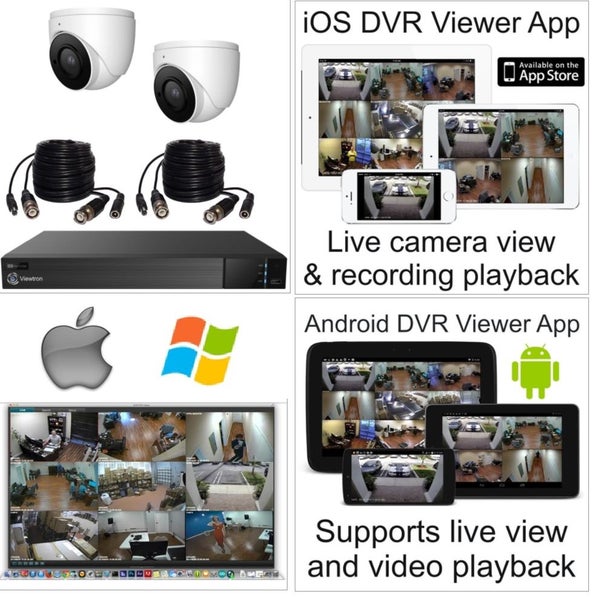 Infrared Dome HD CCTV System Q-See Carousel 1