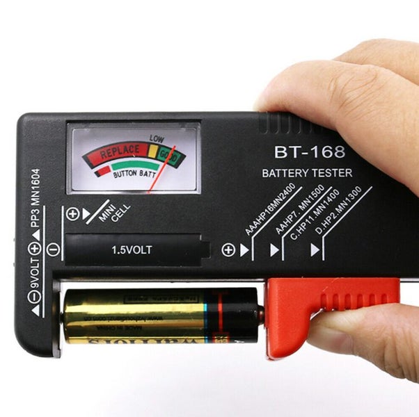 Battery Tester Checker Universal For AA AAA Carousel 1
