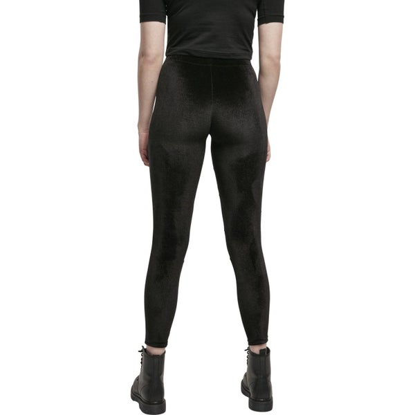 Urban Classics Ladies - Velvet TECH MESH Leggings Carousel 2