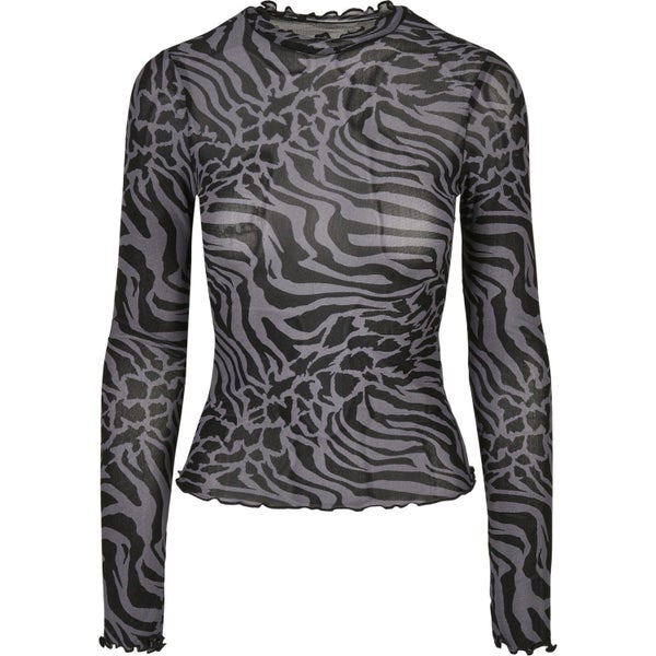 Urban Classics Ladies - Mesh Turtleneck Longsleeve Carousel 1