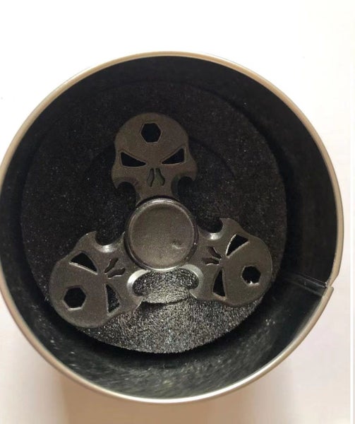 Fidget Spinner, Skull Fidget Spinner. Metal. Carousel 2