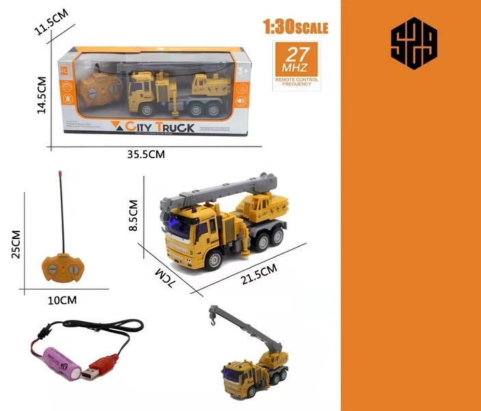 Truck Crane Engineering Remote Control Car Construction Vehicles 1:30 RC Carousel 1