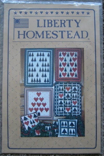 Unused LIBERTY HOMESTEAD QUILT CUSHION Applique PATTERN Carousel 1