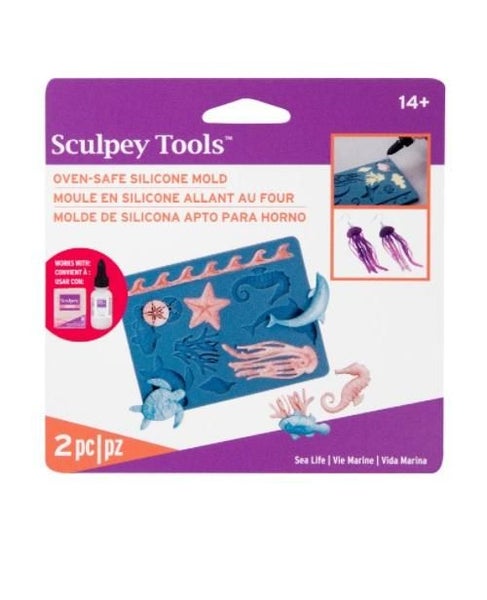 SILICONE BAKEABLE MOLD - SCUPLEY SEA LIFE Carousel 1