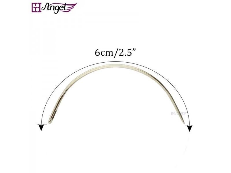 6cm 12pcs CJI Mix TYPE Curved Needles For Hair Weaving/Sewing Carousel 1