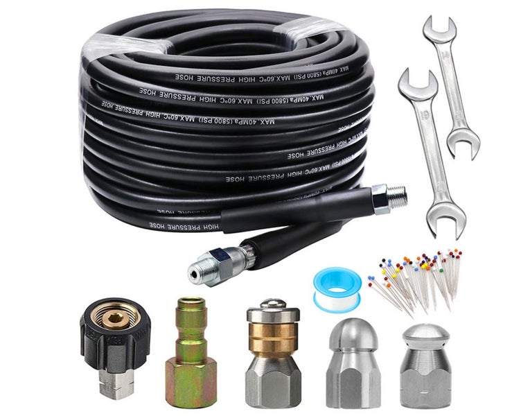 Drain/Pipe Cleaning Kit for Pressure Washers 30m Promotion Sales Carousel 1