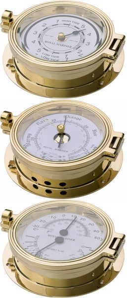 Royal Mariner® 140mm Tide clock + Barometer + Thermo /Hygro Royal Mariner NZ Carousel 2